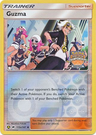 Guzma (115a/147) (Regional Championship Promo) [Sun & Moon: Burning Shadows] | Exor Games New Glasgow