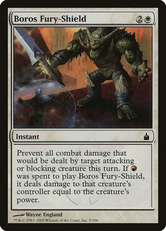 Boros Fury-Shield [Ravnica: City of Guilds] | Exor Games New Glasgow