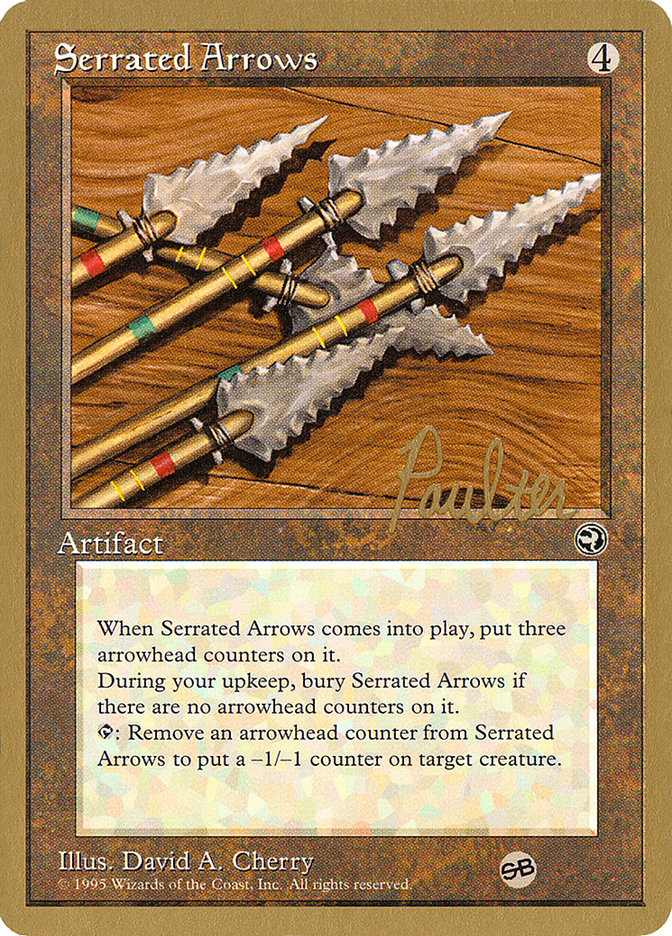 Serrated Arrows (Preston Poulter) (SB) [Pro Tour Collector Set] | Exor Games New Glasgow