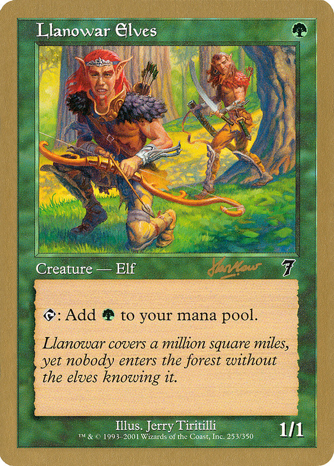 Llanowar Elves (Sim Han How) [World Championship Decks 2002] | Exor Games New Glasgow