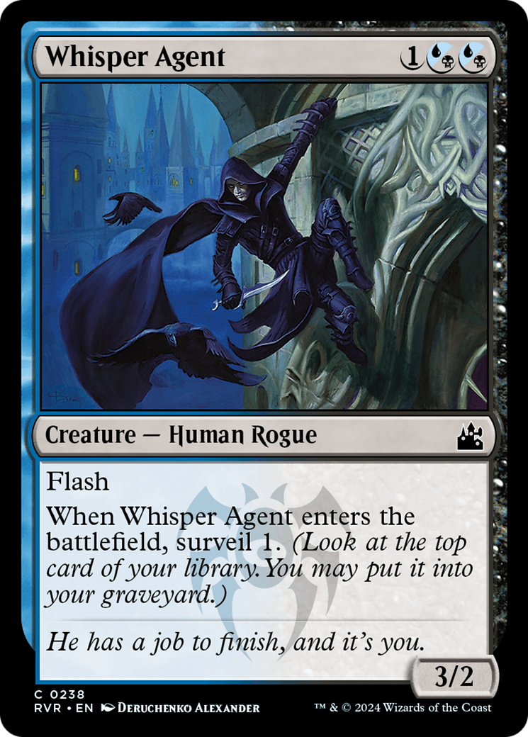 Whisper Agent [Ravnica Remastered] | Exor Games New Glasgow