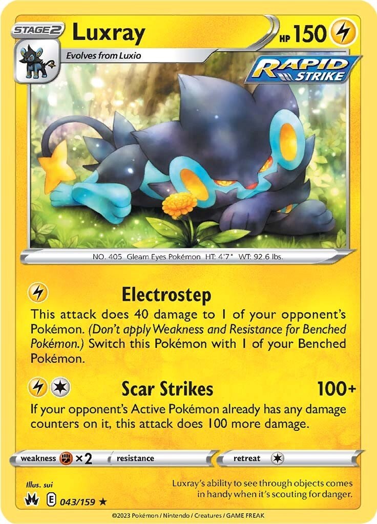 Luxray (043/159) (43) [Sword & Shield: Crown Zenith] | Exor Games New Glasgow