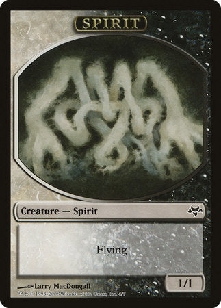 Spirit Token (Black/White) [Eventide Tokens] | Exor Games New Glasgow