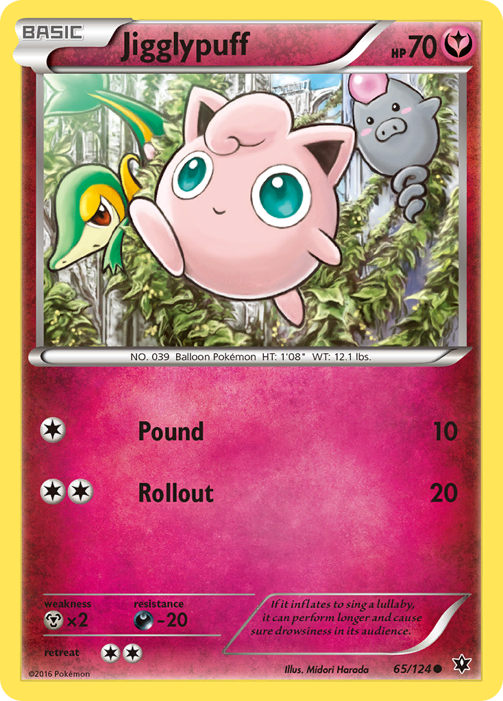 Jigglypuff (65/124) [XY: Fates Collide] | Exor Games New Glasgow