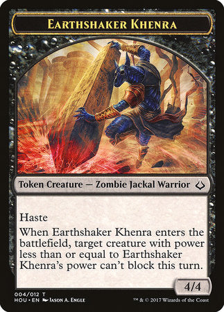 Earthshaker Khenra Token [Hour of Devastation Tokens] | Exor Games New Glasgow