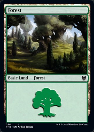 Forest (286) [Theros Beyond Death] | Exor Games New Glasgow