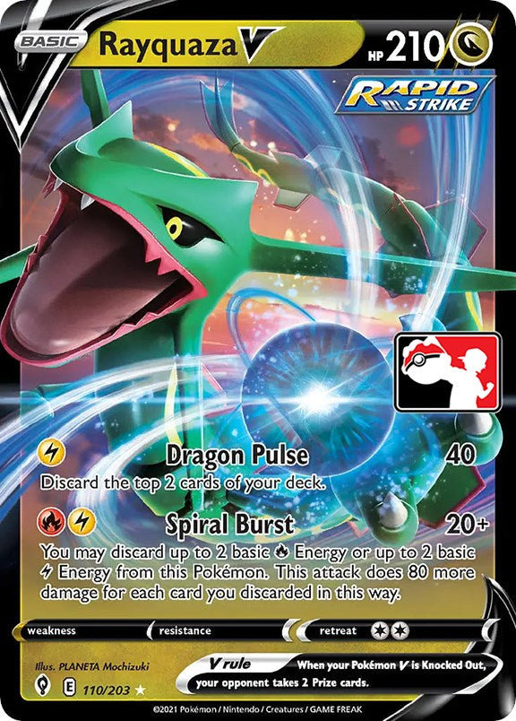 Rayquaza V (110/203) [Prize Pack Series One] | Exor Games New Glasgow