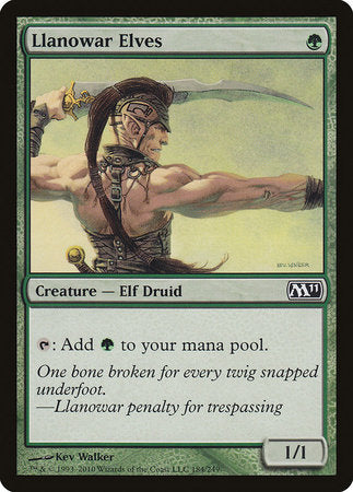 Llanowar Elves [Magic 2011] | Exor Games New Glasgow