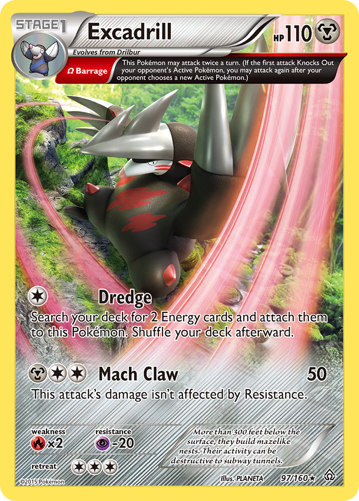 Excadrill (97/160) [XY: Primal Clash] | Exor Games New Glasgow