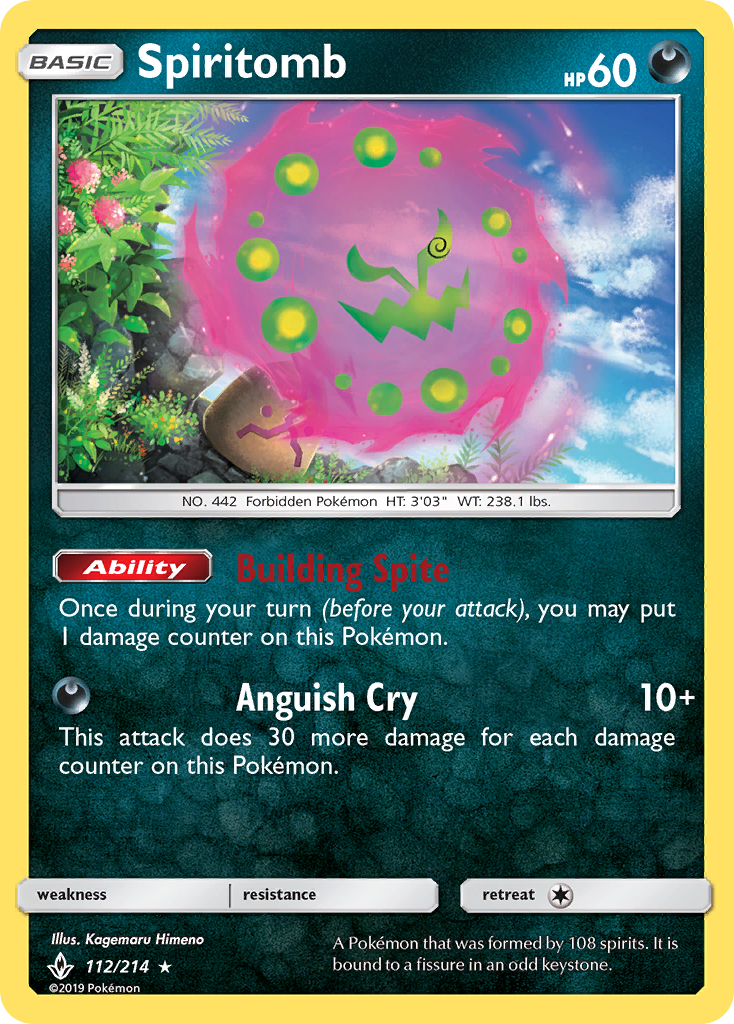 Spiritomb (112/214) [Sun & Moon: Unbroken Bonds] | Exor Games New Glasgow