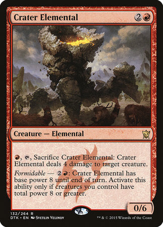 Crater Elemental [Dragons of Tarkir] | Exor Games New Glasgow