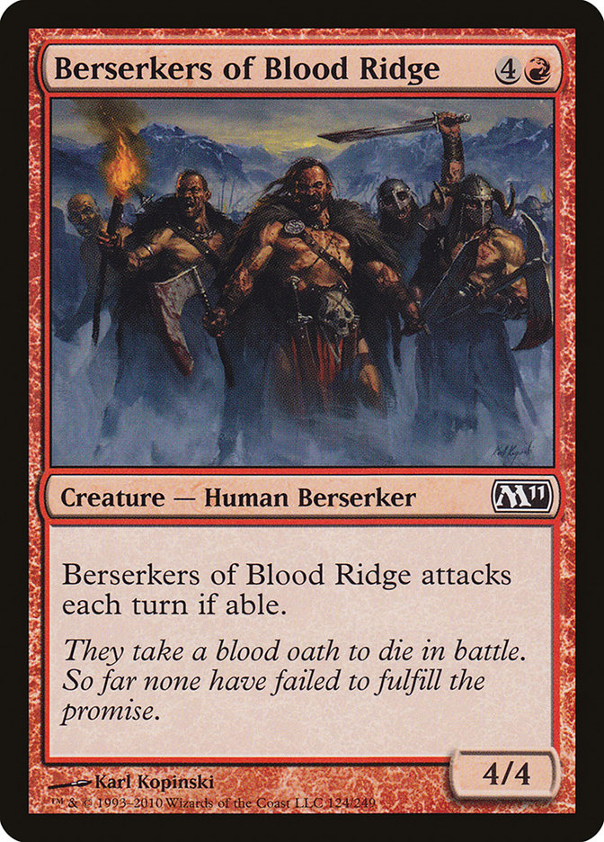 Berserkers of Blood Ridge [Magic 2011] | Exor Games New Glasgow