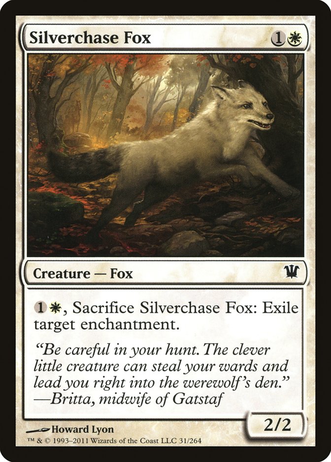 Silverchase Fox [Innistrad] | Exor Games New Glasgow