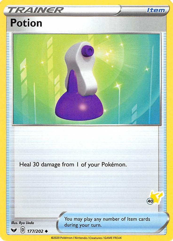 Potion (177/202) (Pikachu Stamp #40) [Battle Academy 2022] | Exor Games New Glasgow