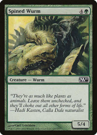 Spined Wurm [Magic 2011] | Exor Games New Glasgow