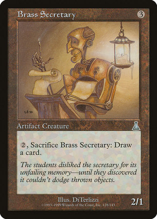 Brass Secretary [Urza's Destiny] | Exor Games New Glasgow