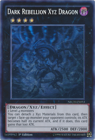 Dark Rebellion Xyz Dragon [NECH-EN053] Ghost Rare | Exor Games New Glasgow