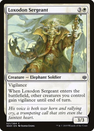 Loxodon Sergeant [War of the Spark] | Exor Games New Glasgow
