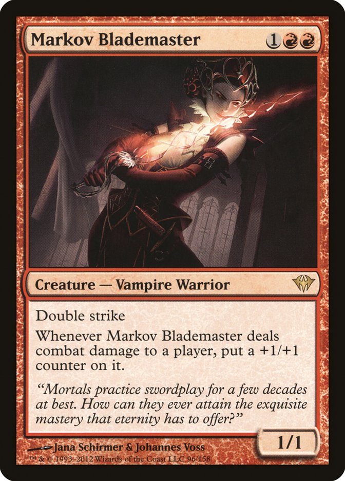 Markov Blademaster [Dark Ascension] | Exor Games New Glasgow