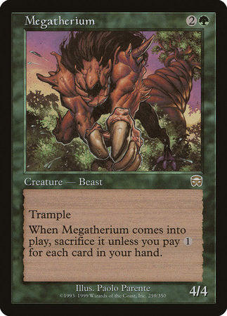 Megatherium [Mercadian Masques] | Exor Games New Glasgow