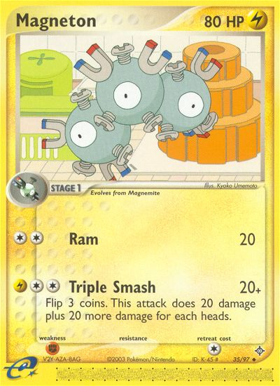 Magneton (35/97) [EX: Dragon] | Exor Games New Glasgow