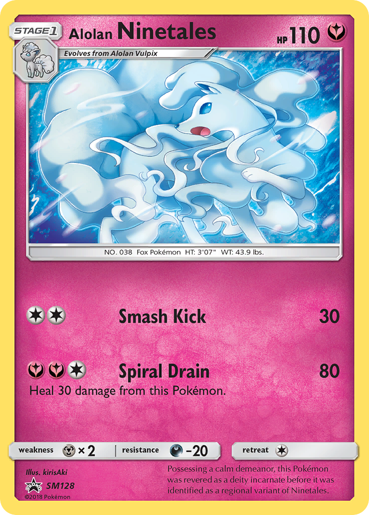 Alolan Ninetales (SM128) [Sun & Moon: Black Star Promos] | Exor Games New Glasgow