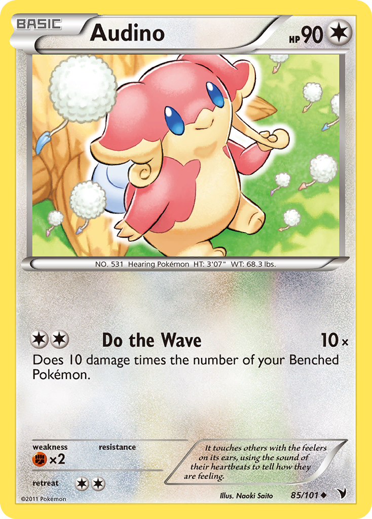 Audino (85/101) [Black & White: Noble Victories] | Exor Games New Glasgow