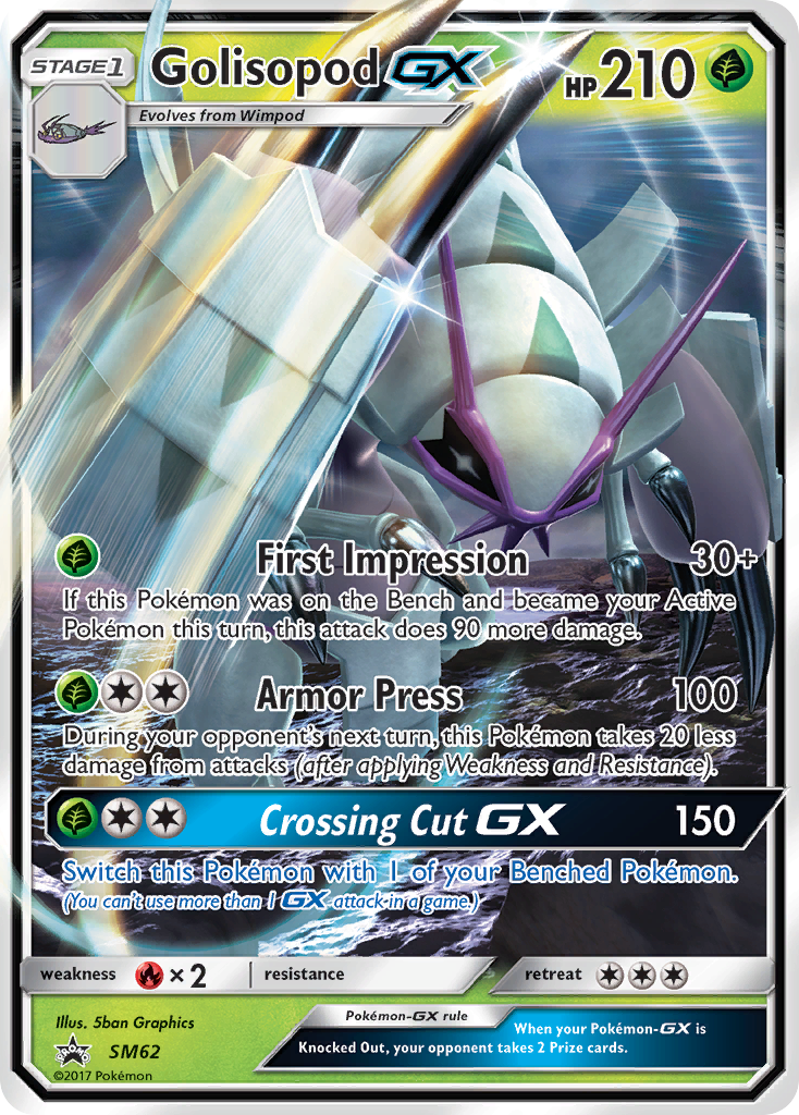 Golisopod GX (SM62) [Sun & Moon: Black Star Promos] | Exor Games New Glasgow