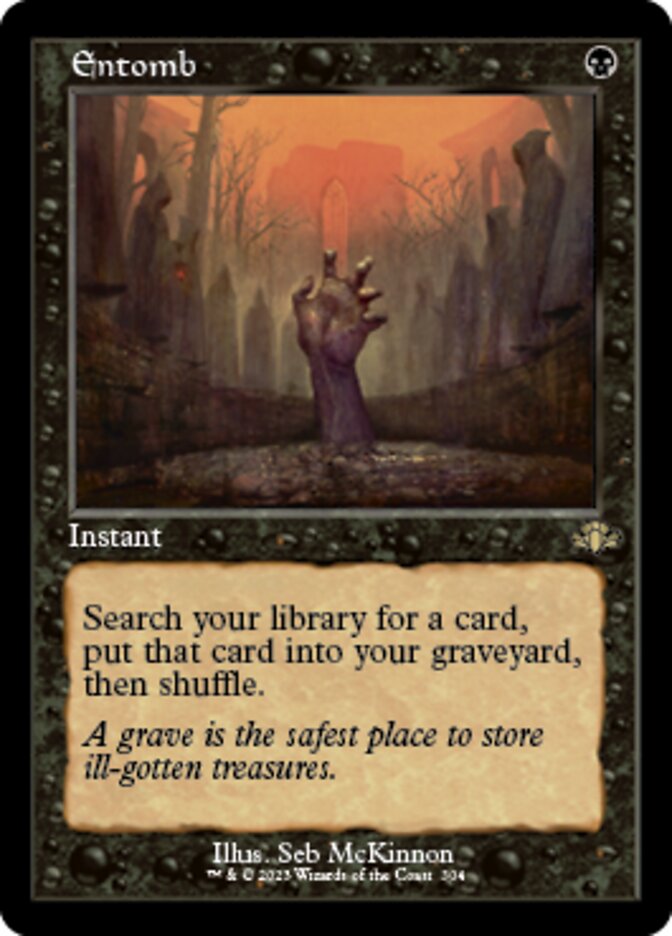 Entomb (Retro) [Dominaria Remastered] | Exor Games New Glasgow