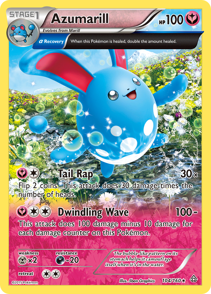 Azumarill (104/160) [XY: Primal Clash] | Exor Games New Glasgow