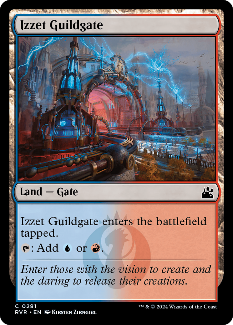 Izzet Guildgate [Ravnica Remastered] | Exor Games New Glasgow