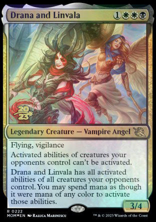 Drana and Linvala [March of the Machine Prerelease Promos] | Exor Games New Glasgow