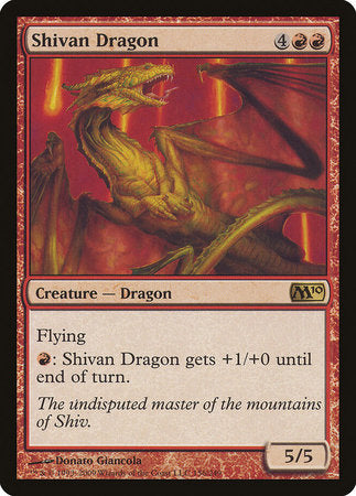 Shivan Dragon [Magic 2010] | Exor Games New Glasgow