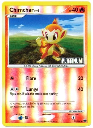 Chimchar (56/100) [Burger King Promos: 2009 Collection] | Exor Games New Glasgow