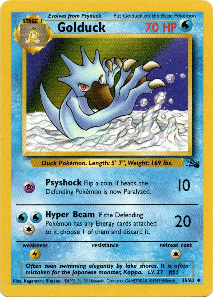 Golduck (35/62) [Fossil Unlimited] | Exor Games New Glasgow