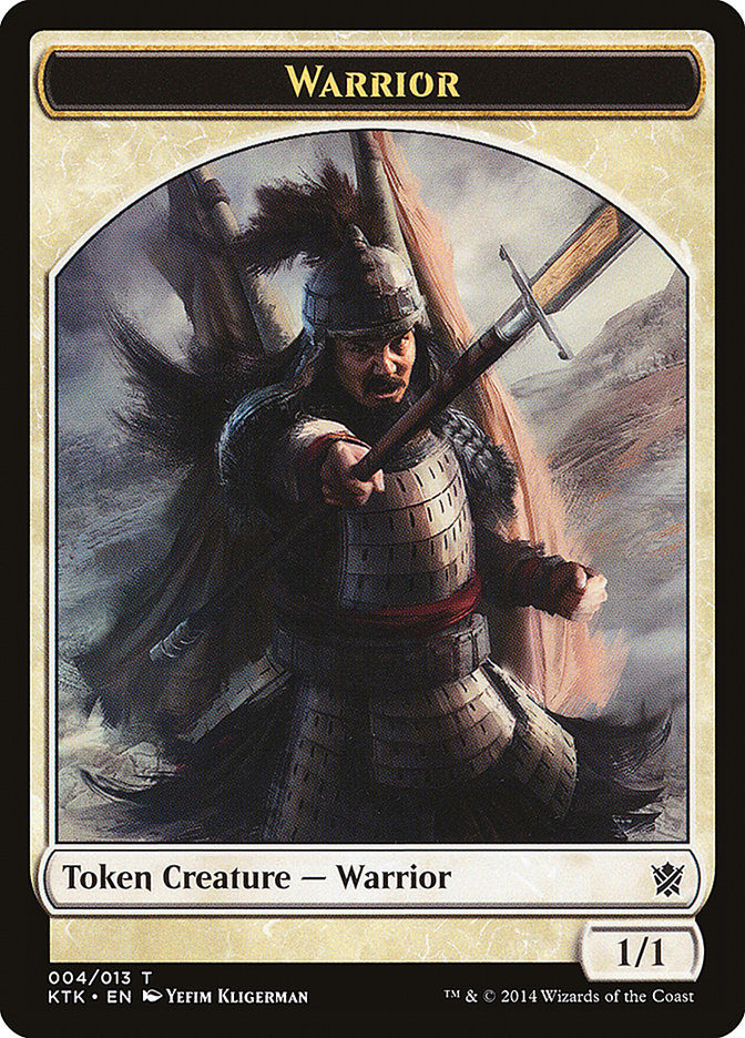 Warrior (004/013) [Khans of Tarkir Tokens] | Exor Games New Glasgow