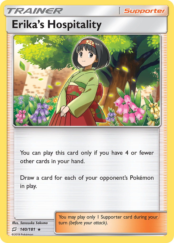 Erika's Hospitality (140/181) [Sun & Moon: Team Up] | Exor Games New Glasgow