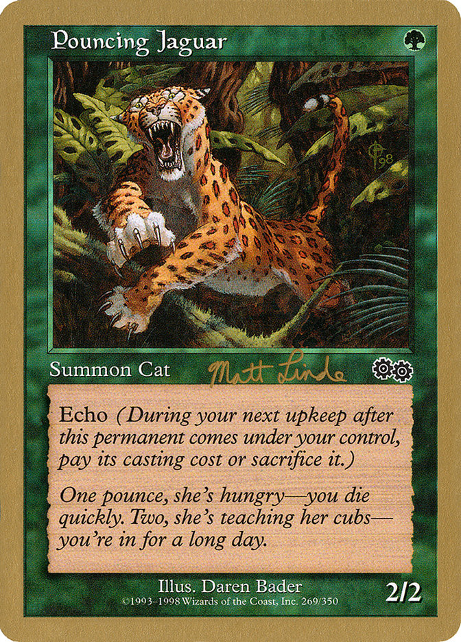 Pouncing Jaguar (Matt Linde) [World Championship Decks 1999] | Exor Games New Glasgow