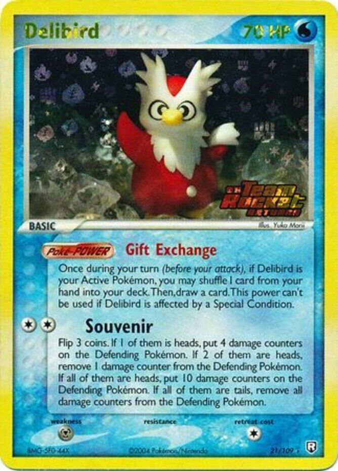 Delibird (21/109) (Stamped) [EX: Team Rocket Returns] | Exor Games New Glasgow