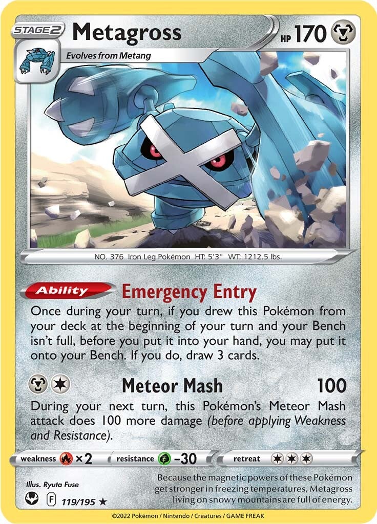 Metagross (119/195) [Sword & Shield: Silver Tempest] | Exor Games New Glasgow