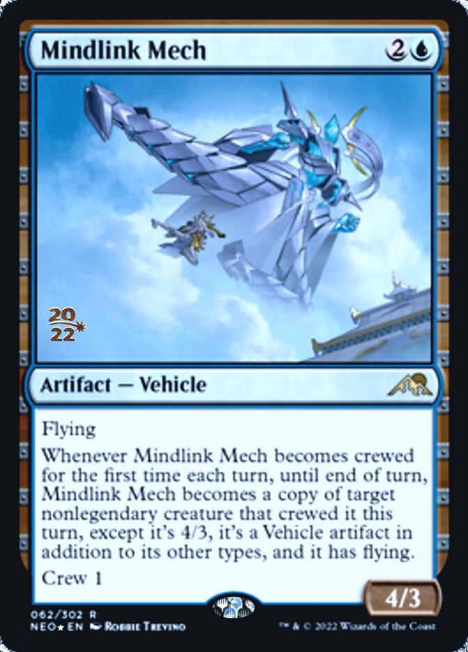 Mindlink Mech [Kamigawa: Neon Dynasty Prerelease Promos] | Exor Games New Glasgow