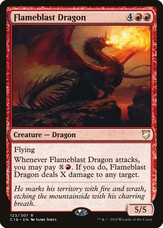 Flameblast Dragon [Commander 2018] | Exor Games New Glasgow