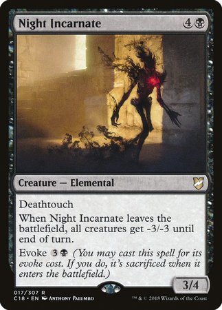 Night Incarnate [Commander 2018] | Exor Games New Glasgow