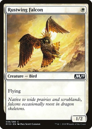 Rustwing Falcon [Core Set 2019] | Exor Games New Glasgow