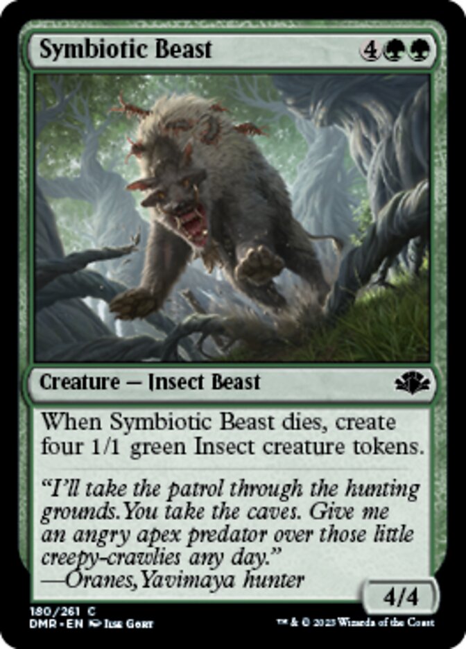 Symbiotic Beast [Dominaria Remastered] | Exor Games New Glasgow