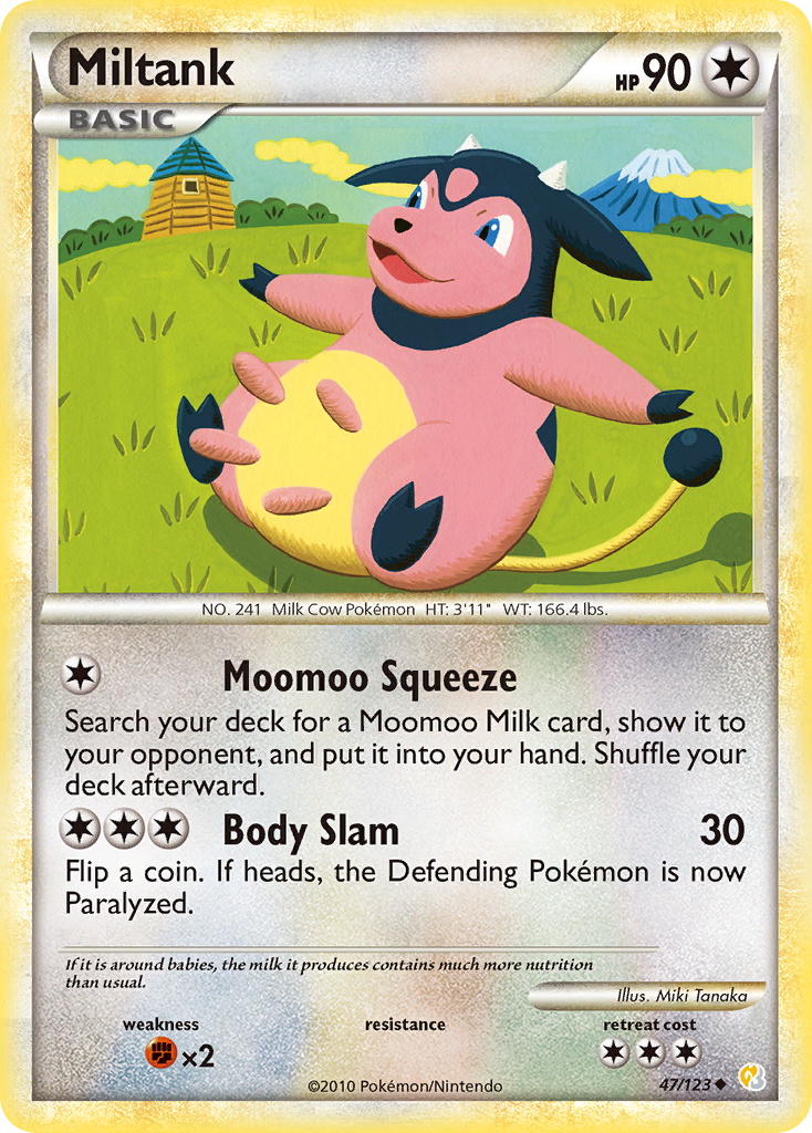 Miltank (47/123) [HeartGold & SoulSilver: Base Set] | Exor Games New Glasgow