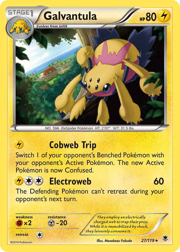 Galvantula (27/119) [XY: Phantom Forces] | Exor Games New Glasgow