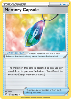 Memory Capsule (155/185) [Sword & Shield: Vivid Voltage] | Exor Games New Glasgow