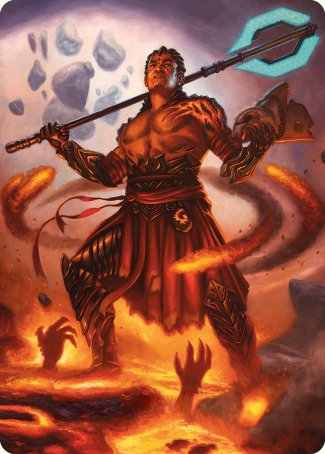 Koth, Fire of Resistance Art Card [Phyrexia: All Will Be One Art Series] | Exor Games New Glasgow