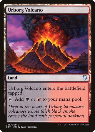 Urborg Volcano [Commander 2017] | Exor Games New Glasgow